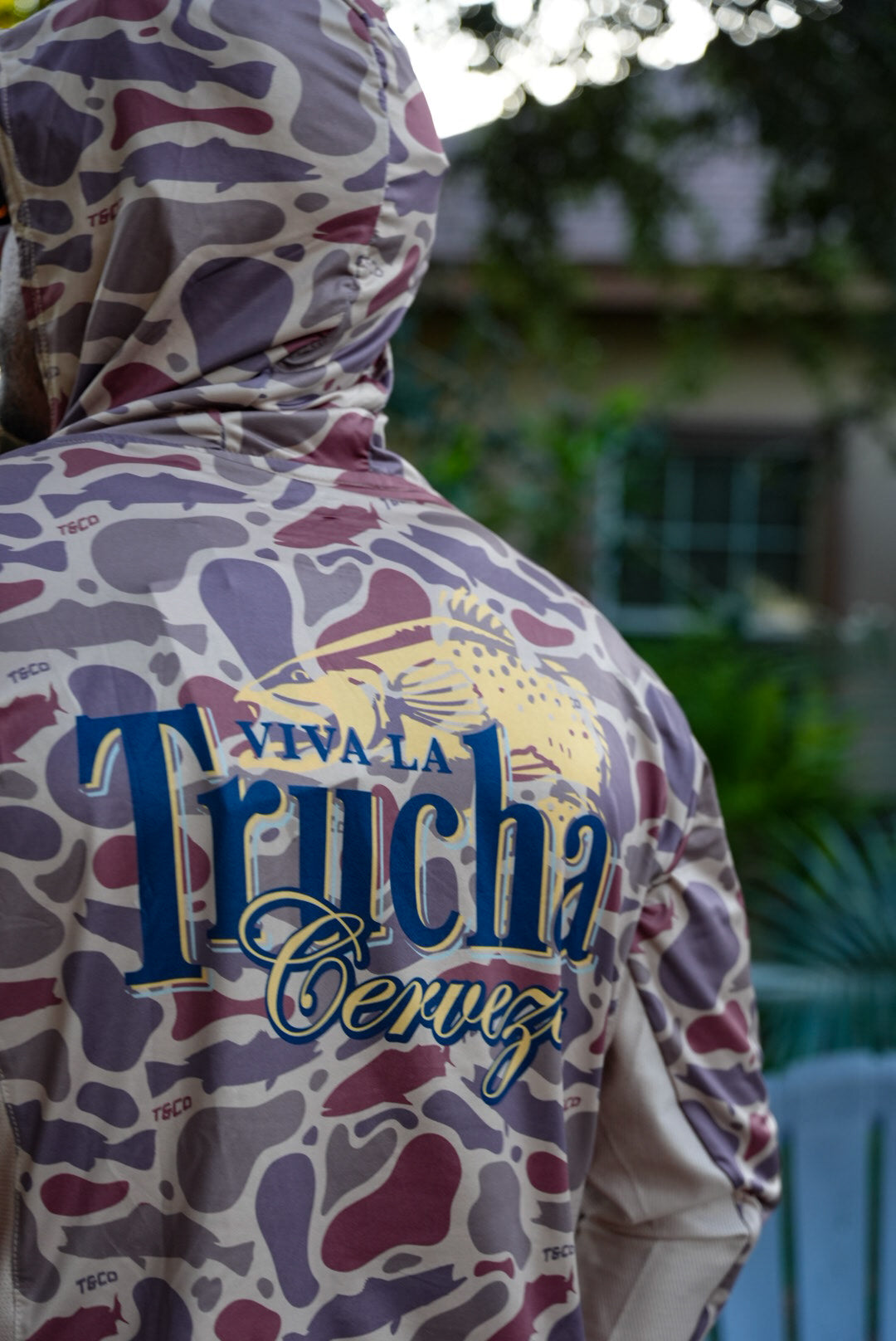Viva La Trucha Cerveza Truchaflauge Performance Tee- Murky