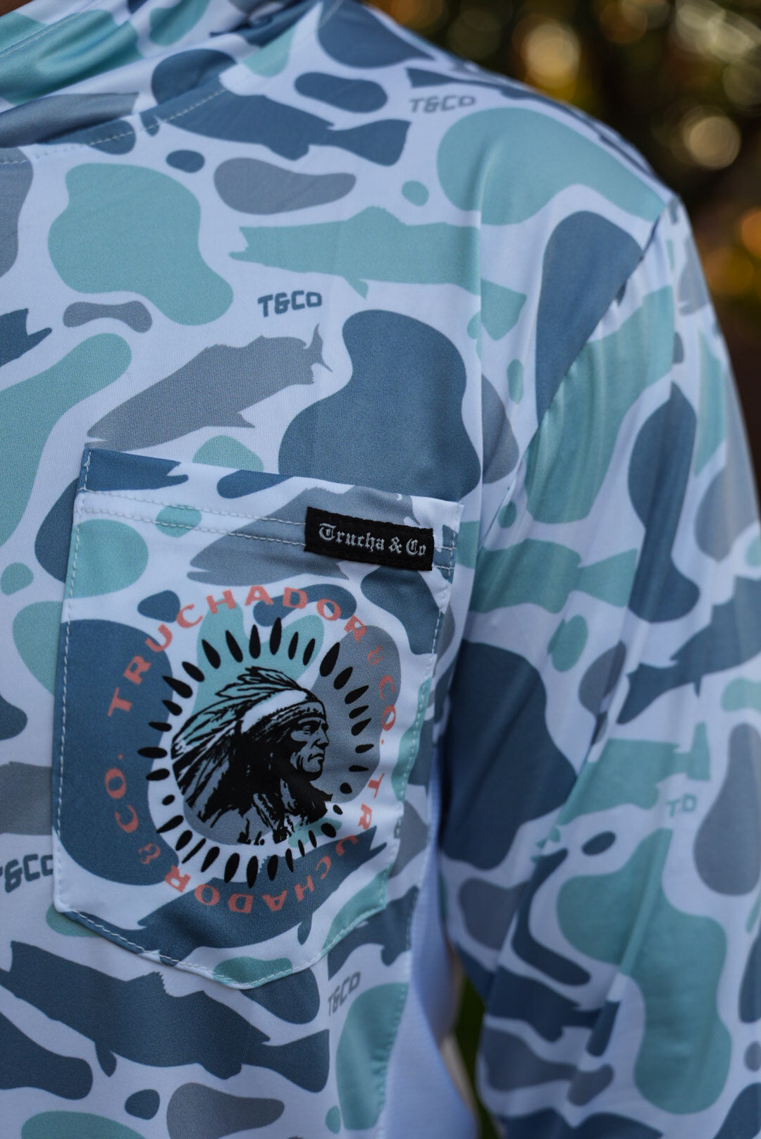 Laguna Madre Legend Truchaflauge Performance Tee- Mirage