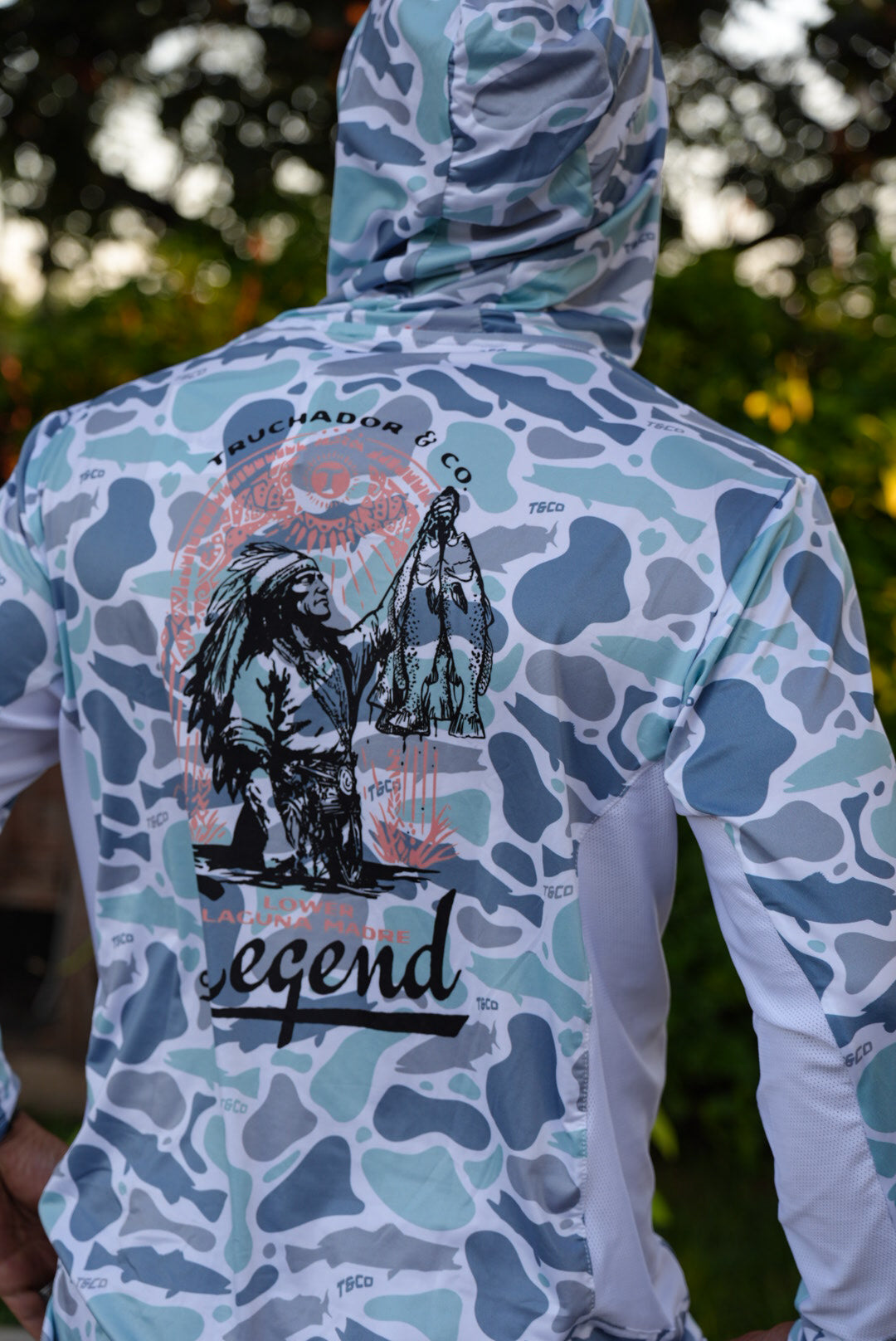 Laguna Madre Legend Truchaflauge Performance Tee- Mirage