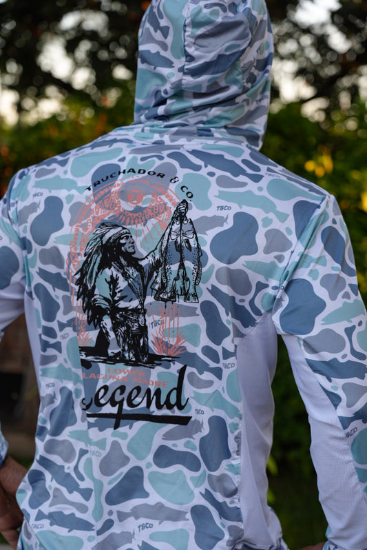 Laguna Madre Legend Truchaflauge Performance Tee- Mirage