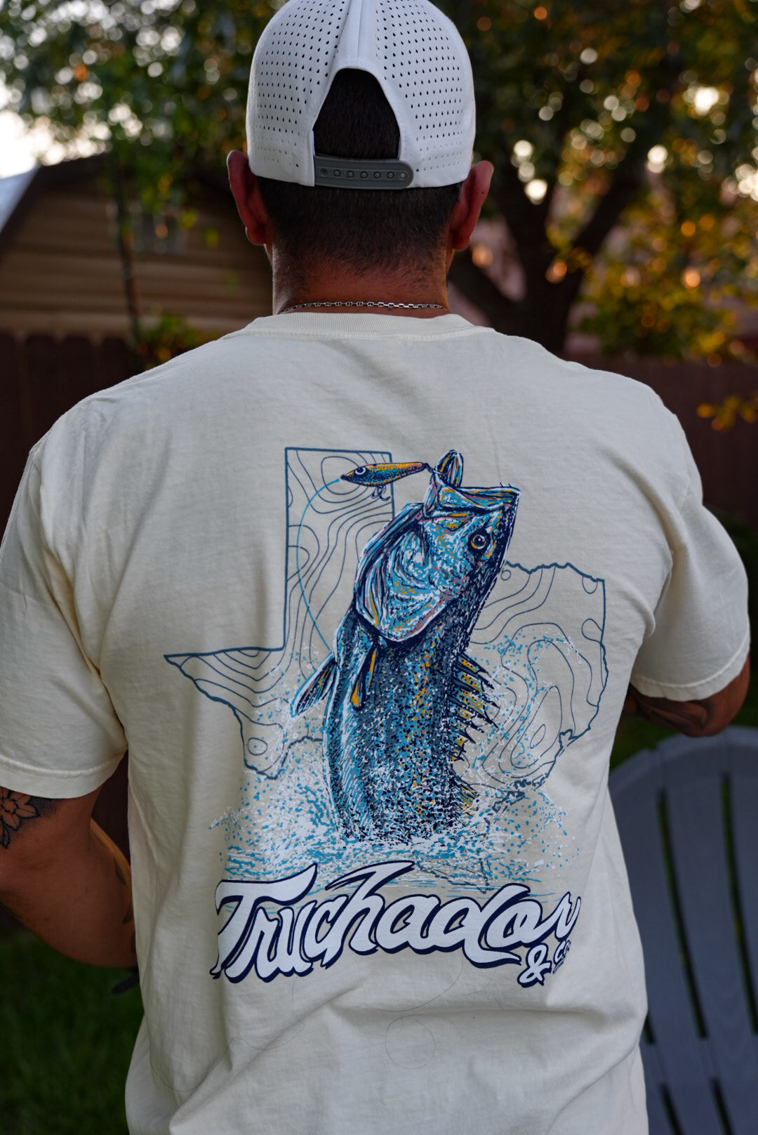 Texas Topwaters Tee - Bone