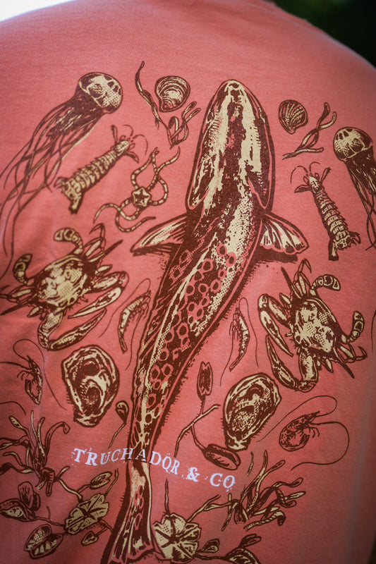 Jellyfish Scenery Tee - Teracotta