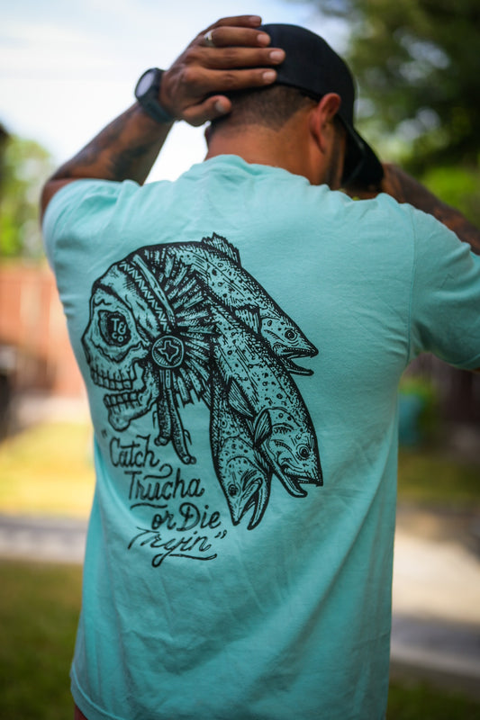 Catch Trucha Comfort Tee - Seafoam