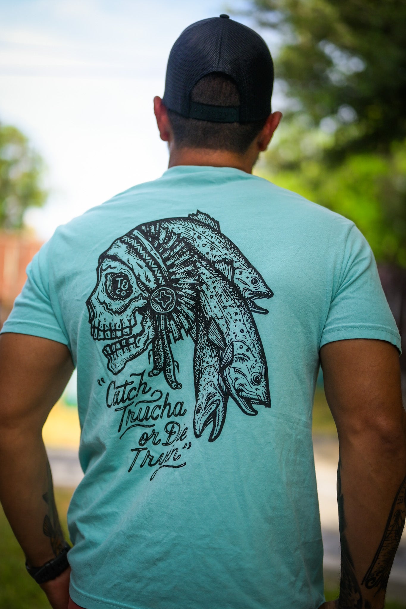 Catch Trucha Comfort Tee - Seafoam