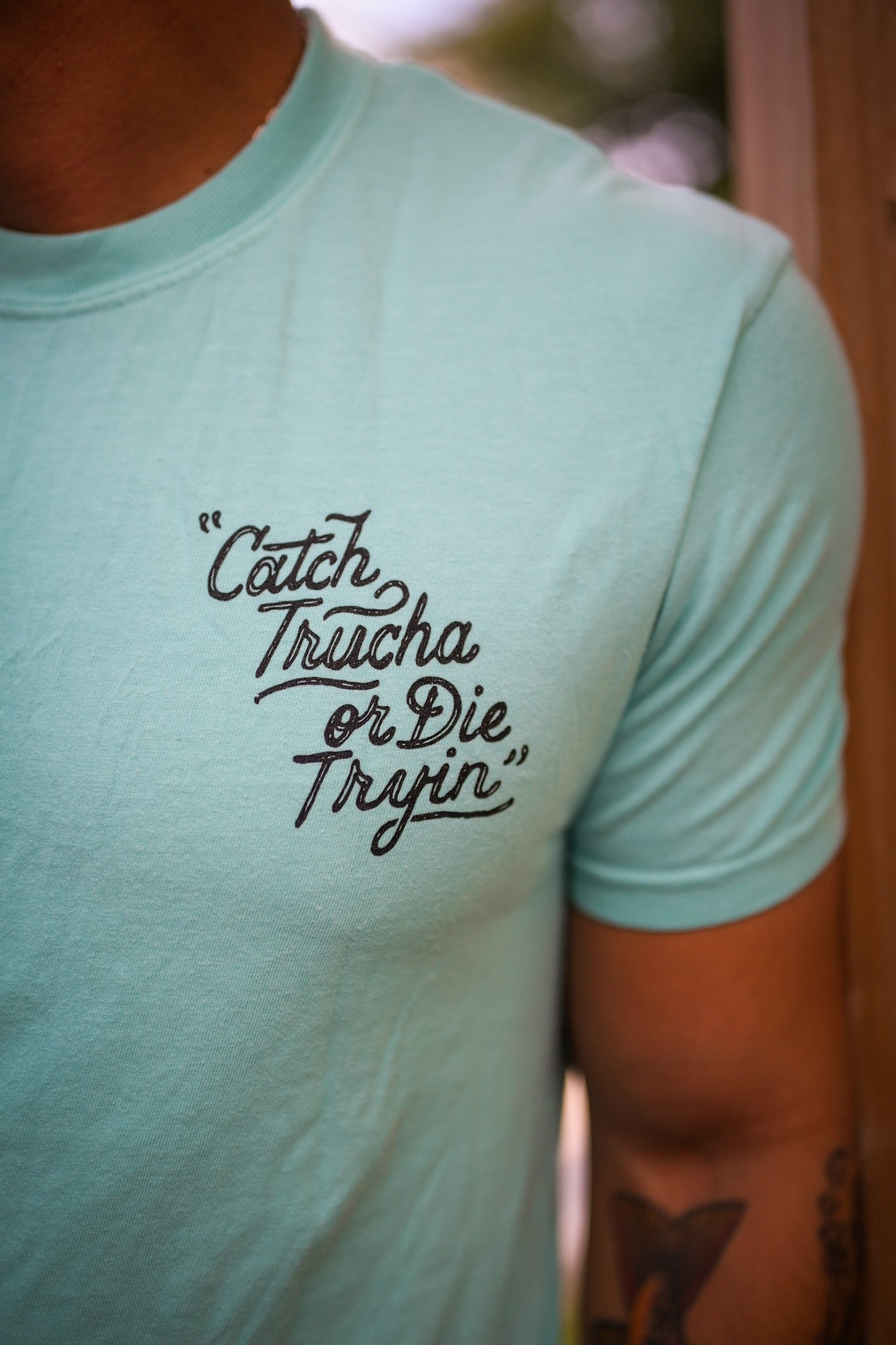 Catch Trucha Comfort Tee - Seafoam