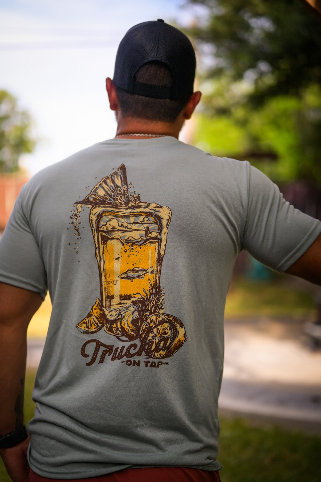 Trucha on Tap Tee - Sage