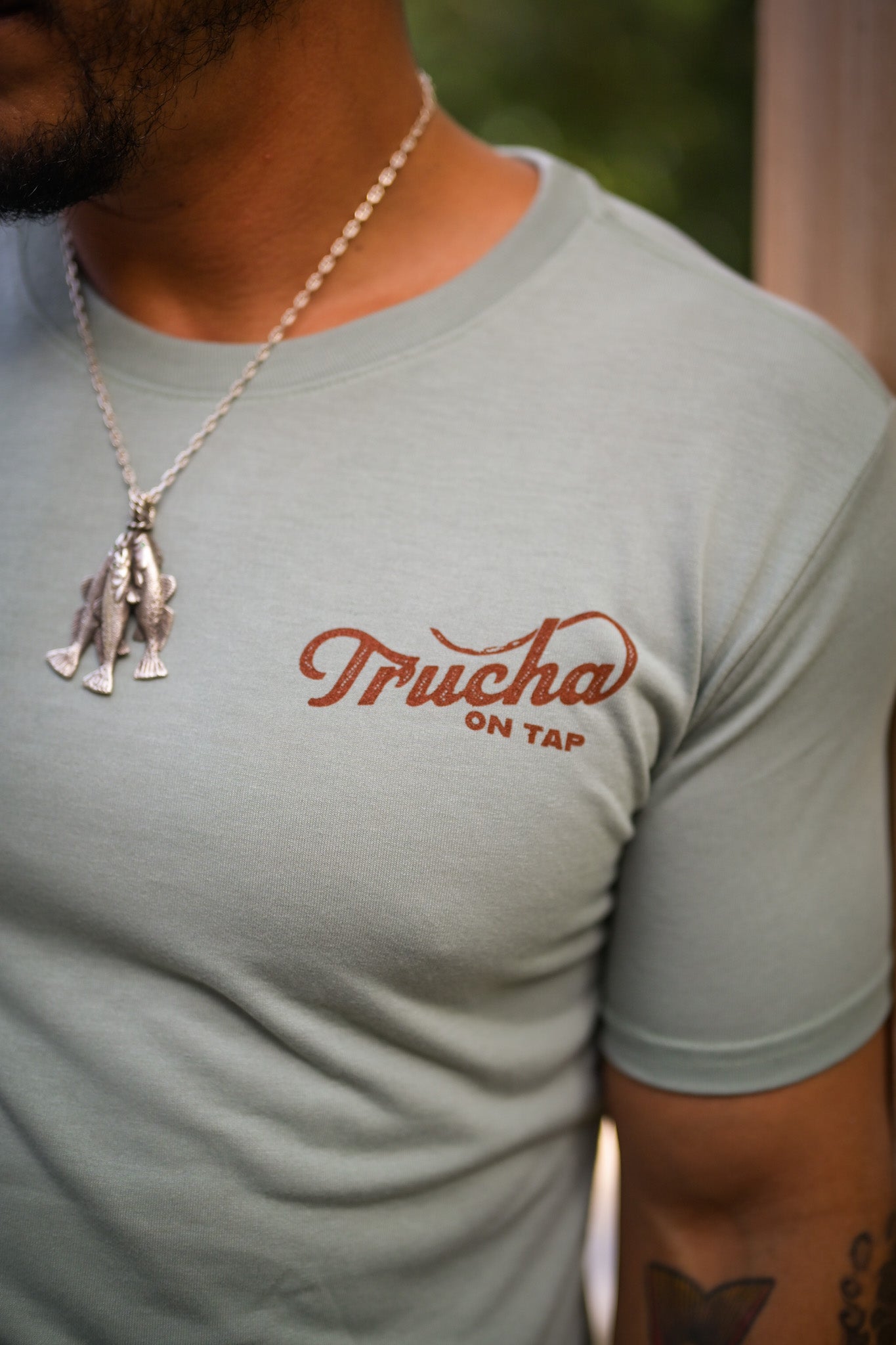 Trucha on Tap Tee - Sage