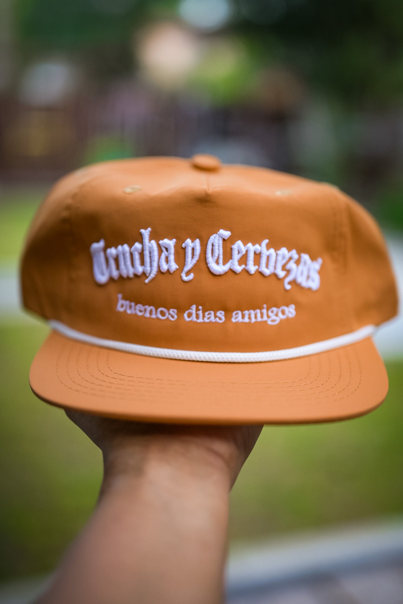 Truchas y Cervezas Rope Hat - Bevo Orange