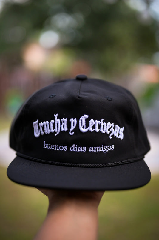 Truchas y Cervezas Rope Hat - Black