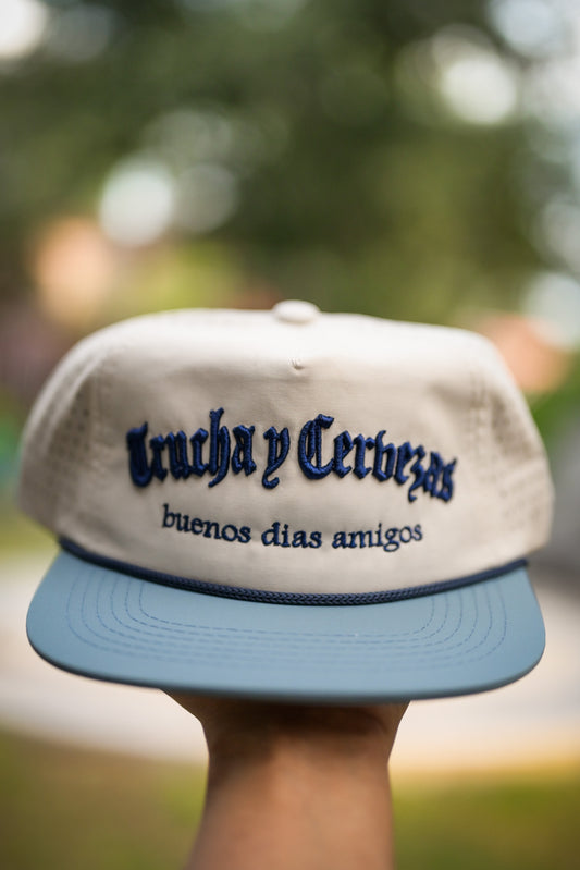 Truchas y Cervezas Rope Hat - Azure