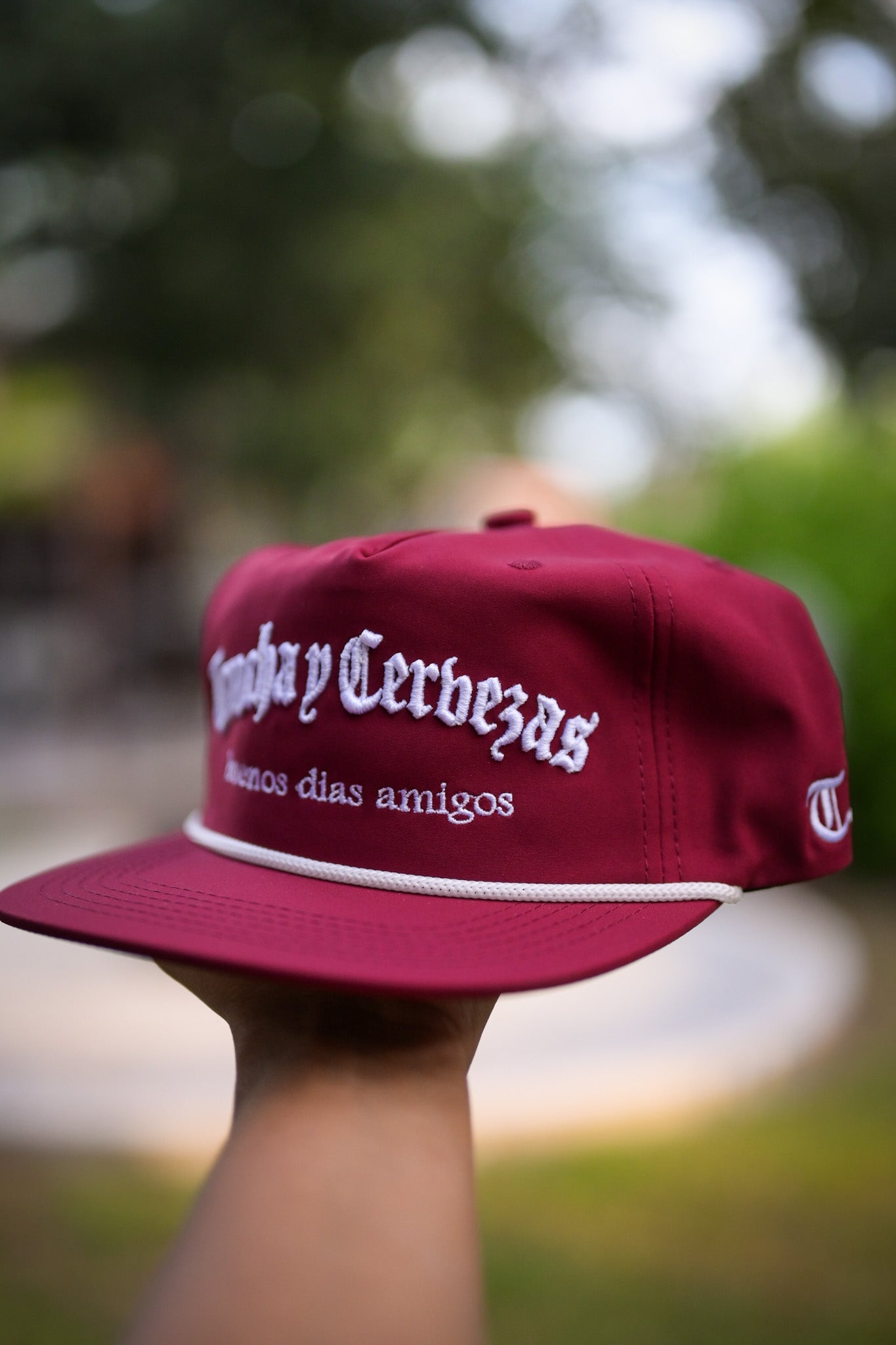 Truchas y Cervezas Rope Hat - Aggie Maroon