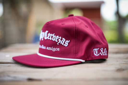 Truchas y Cervezas Rope Hat - Aggie Maroon