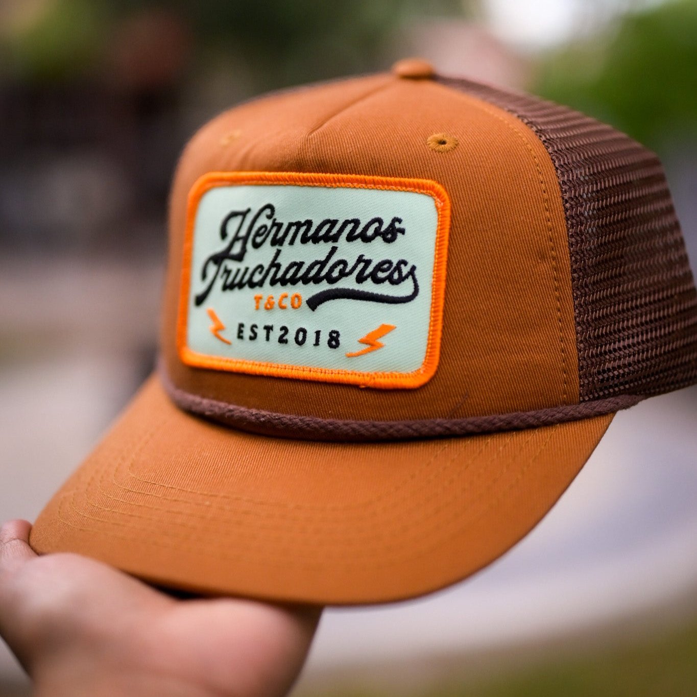 Hermanos Truchadores Foam Trucker Hat - Clay