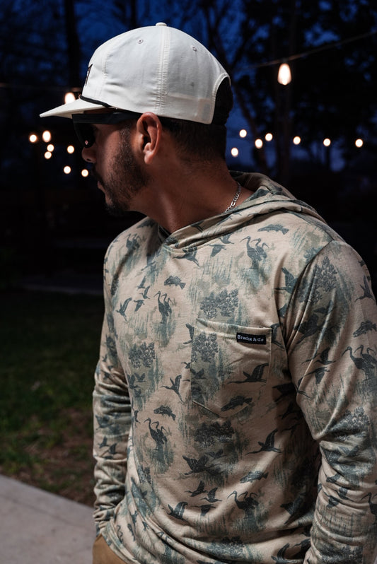 Coastal Ibis Camo Tee Long Sleeve
