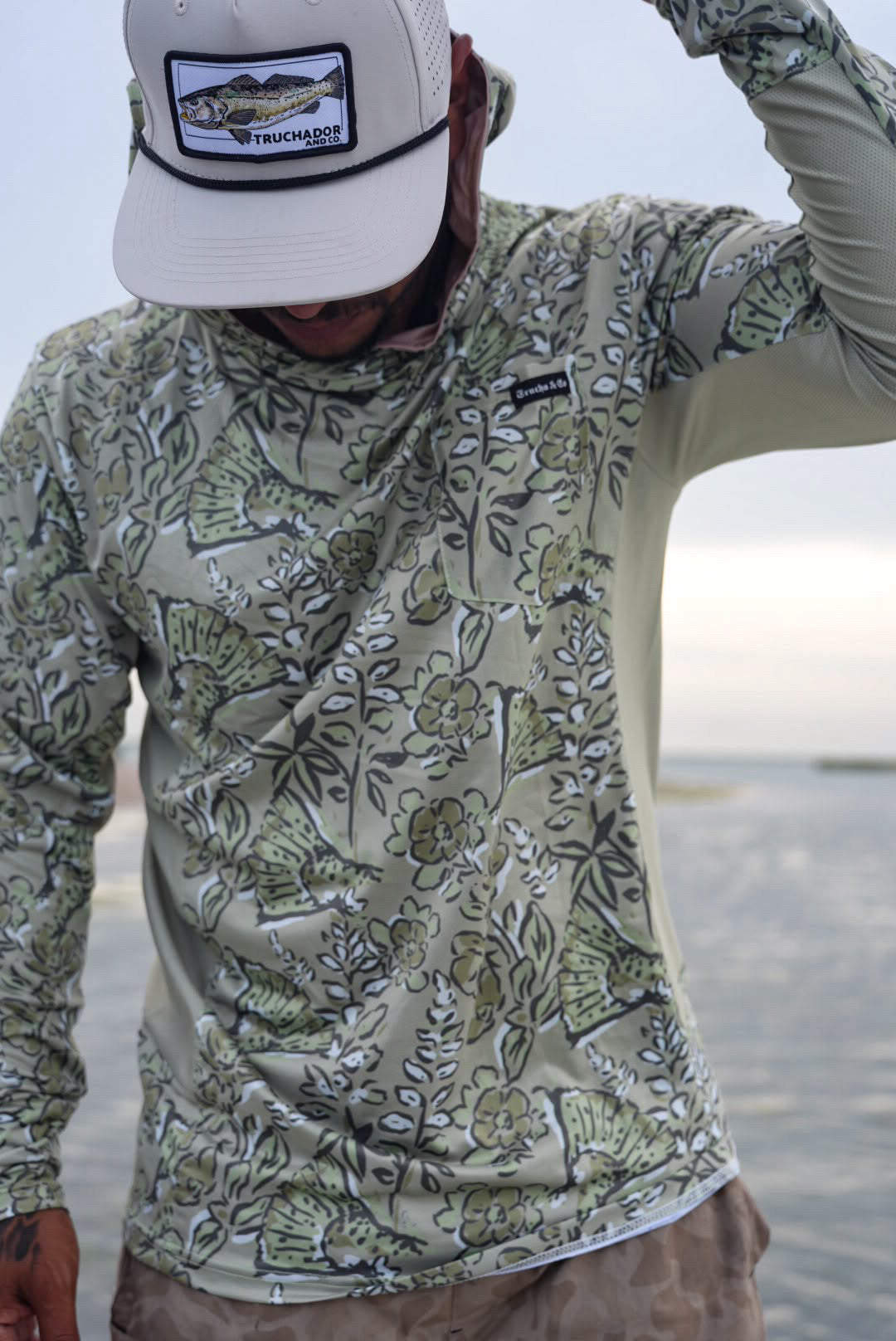 Laguna Bloom Performance Tee - Sage