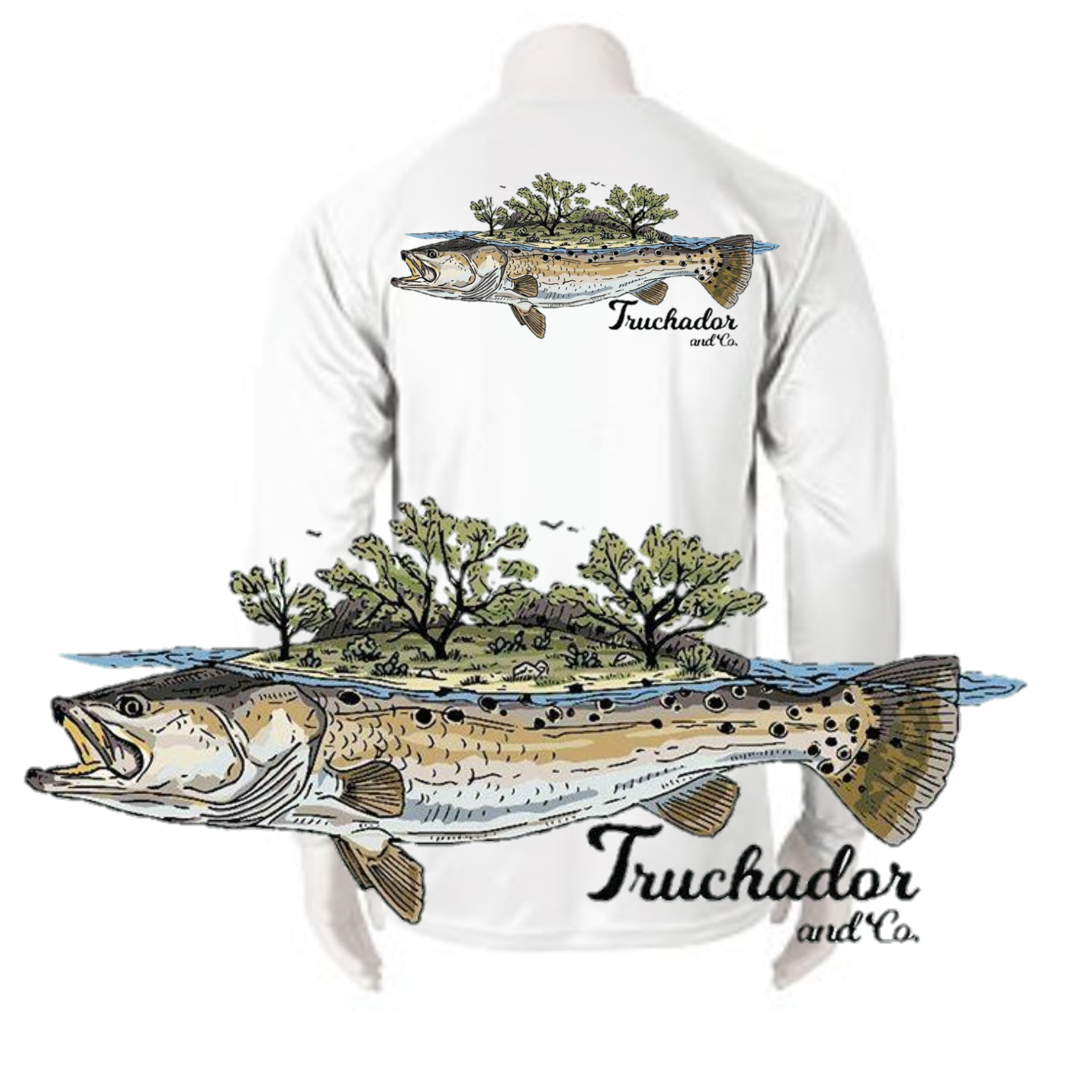 Trout Island Performance Tee – Truchador and Company