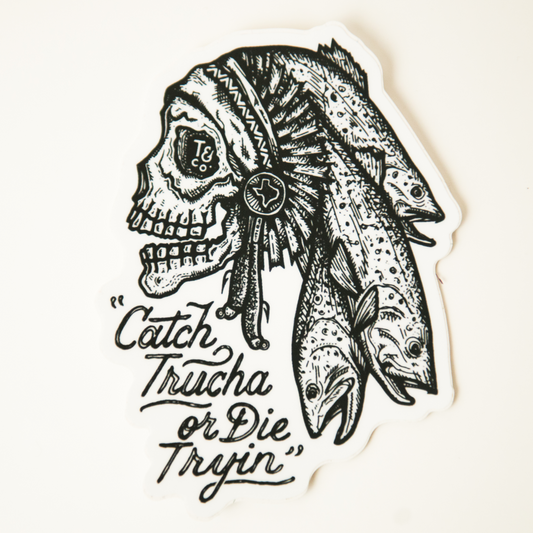 Catch Trucha Sticker