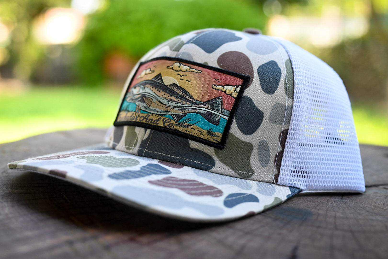 Tornado Low Profile Trucker Hat - Camo