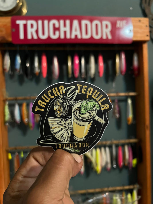 Trucha y Tequila Sticker